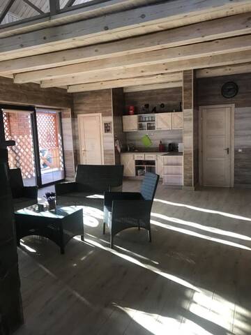 Фото номера Семейный номер с сауной Дома для отпуска Holiday home with sauna in Pochaiv г. Почаев 8