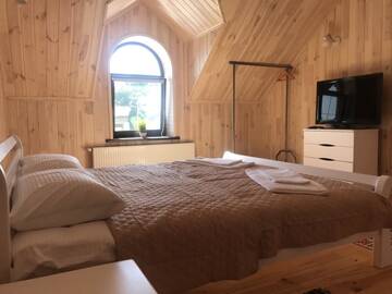 Фото номера Семейный номер с сауной Дома для отпуска Holiday home with sauna in Pochaiv г. Почаев 13