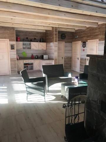 Фото номера Семейный номер с сауной Дома для отпуска Holiday home with sauna in Pochaiv г. Почаев 21