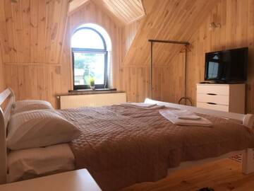 Фото номера Семейный номер с сауной Дома для отпуска Holiday home with sauna in Pochaiv г. Почаев 18