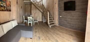 Фото номера Двухместный номер с 1 кроватью, вид на парк Дома для отпуска Holiday home with sauna in Pochaiv г. Почаев 8